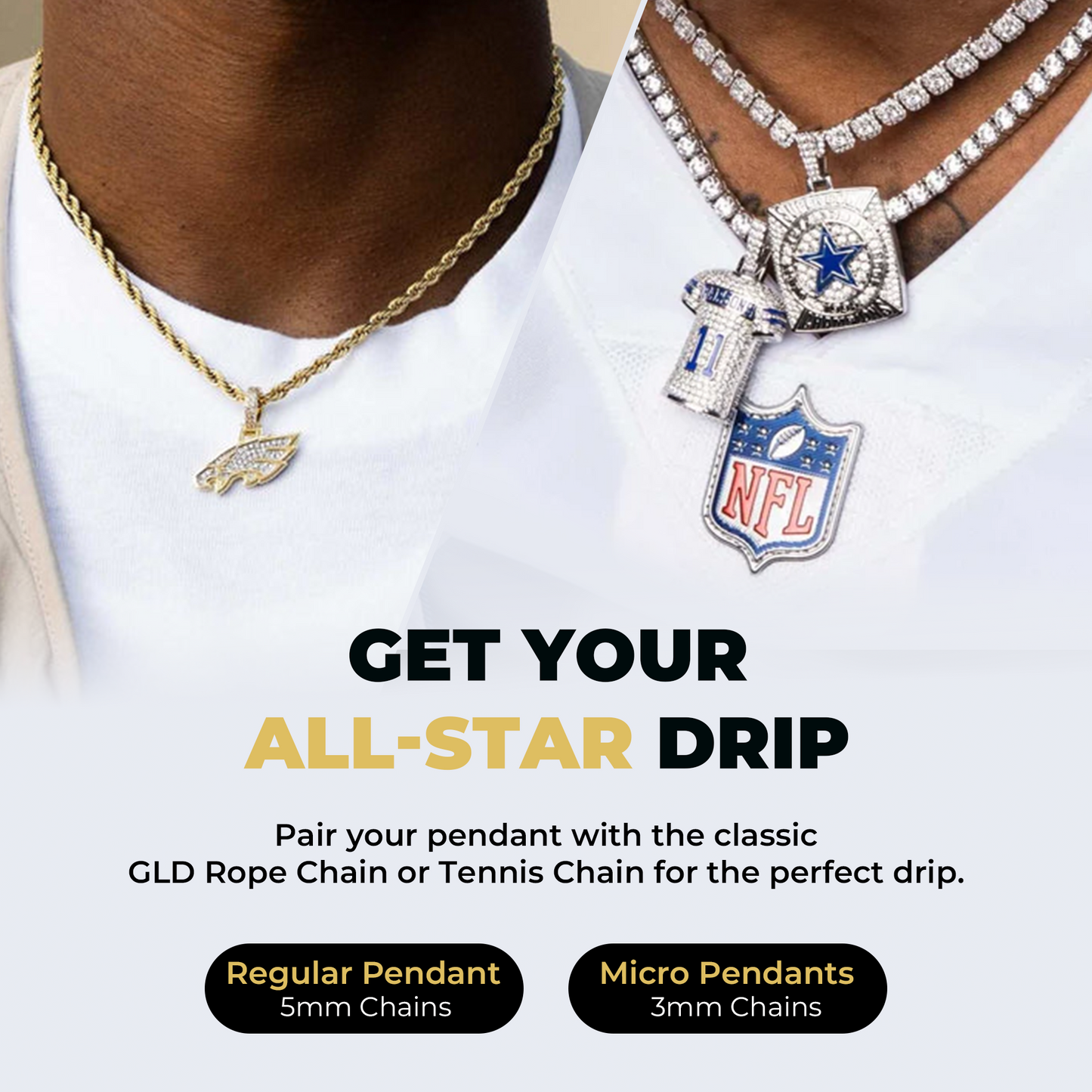 Cincinnati Bengals Official NFL Micro Logo Pendant - Yellow Gold