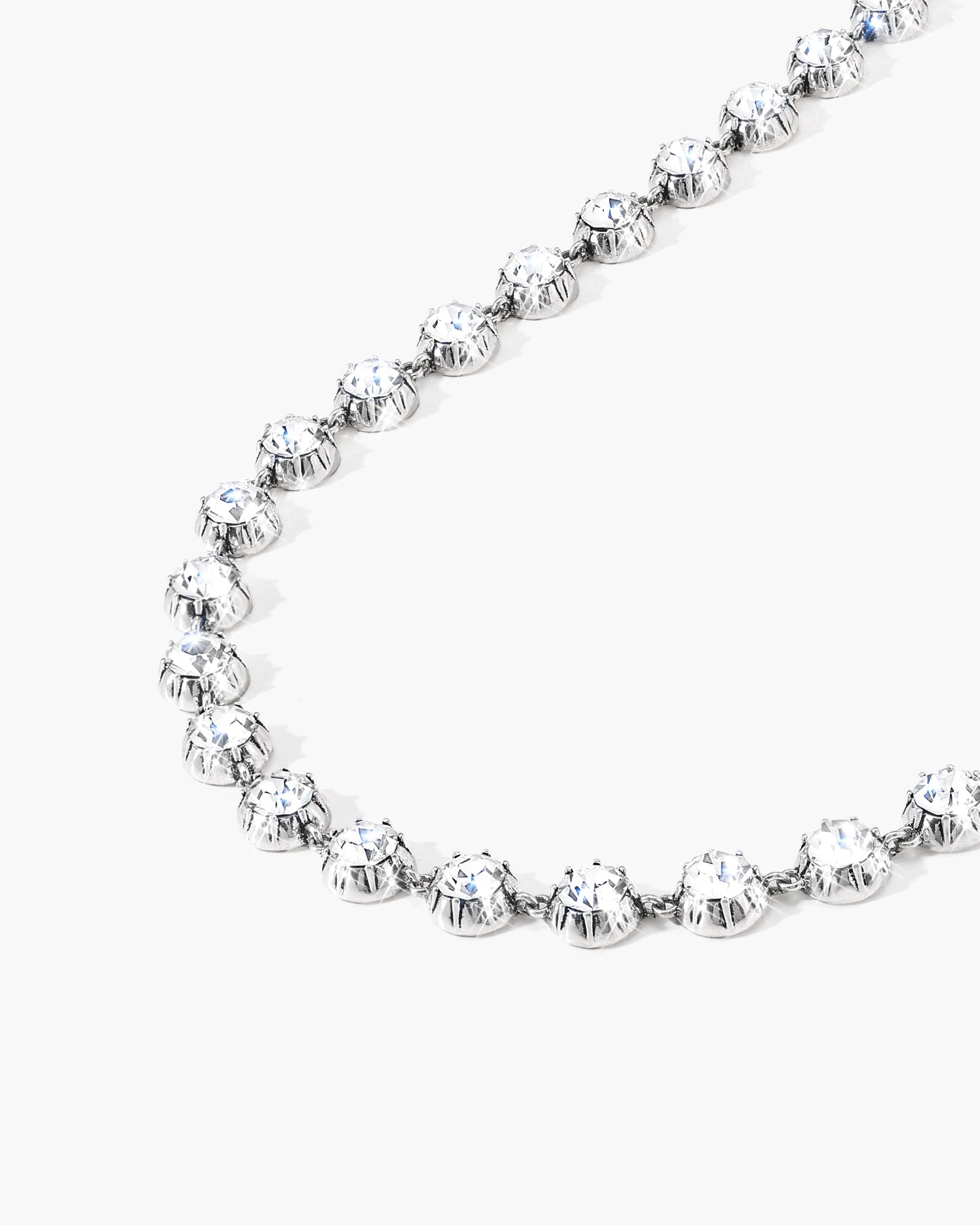Rose Cut Riviere Necklace