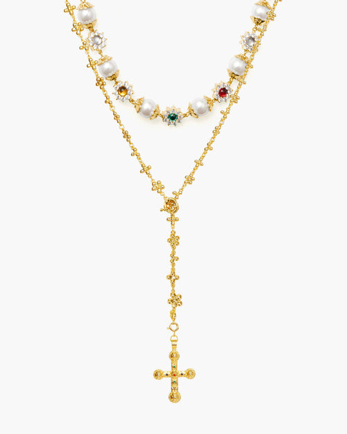 Daisy Molecule Necklace Set