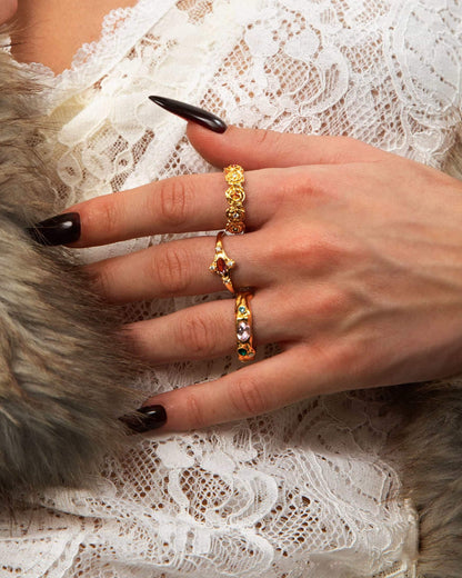 Juliet Garnet Ring