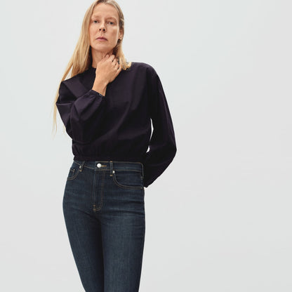 The Authentic Stretch High-Rise Skinny | Deep Indigo | 26.5" Inseam