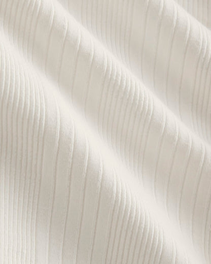 Lounge Rib Hoodie | Bone