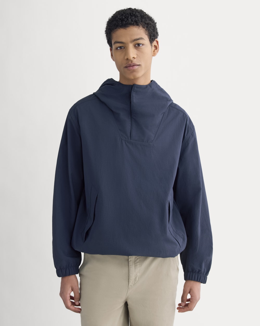 Re:Cycled Nylon Windbreaker | Deep Navy