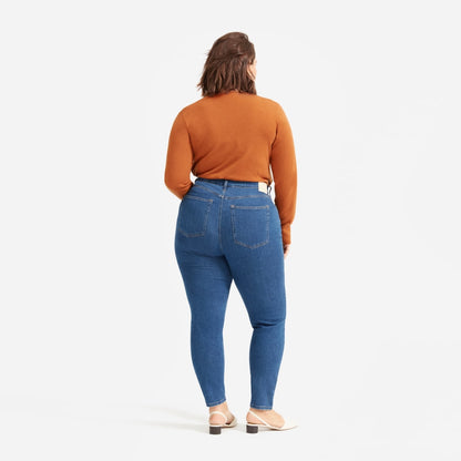 The Authentic Stretch High-Rise Skinny | Mid Blue | 28.5" Inseam