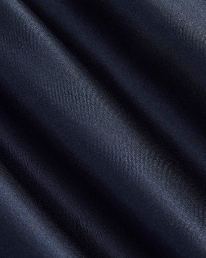 Slip Dress in Silk Charmeuse | Navy