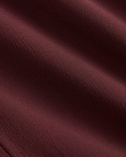 Dolman Top in Washable Silk | Deep Plum