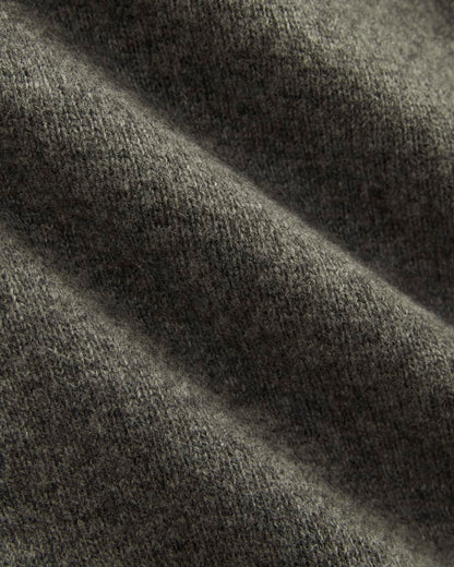 Luxe Merino Relaxed Turtleneck | Heathered Charcoal