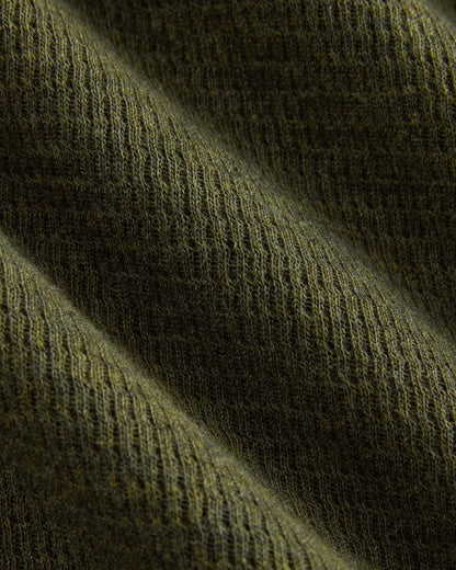 Slim-Fit Crew in Cozy Waffle | Heather Beech