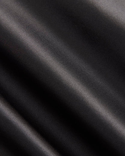 Bias Cut Slip Dress in Silk Charmeuse | Graphite