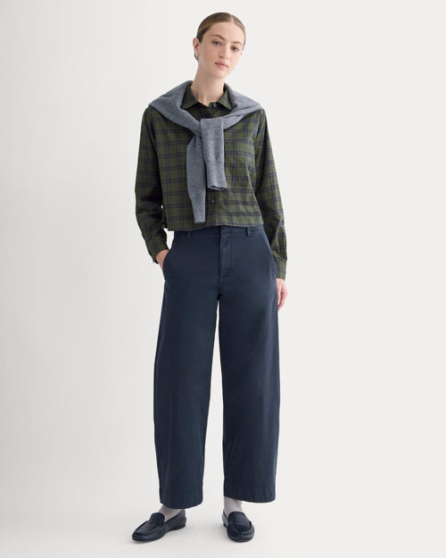 Cotton Twill Chino | Navy