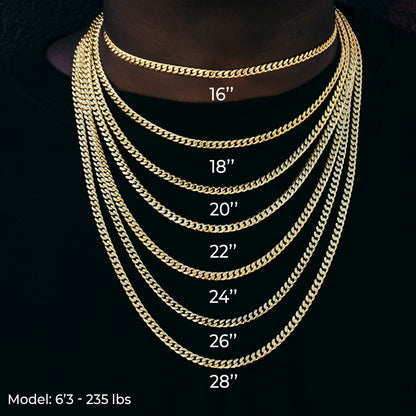 Blue Topaz Diamond Micro Tennis Chain in White Gold