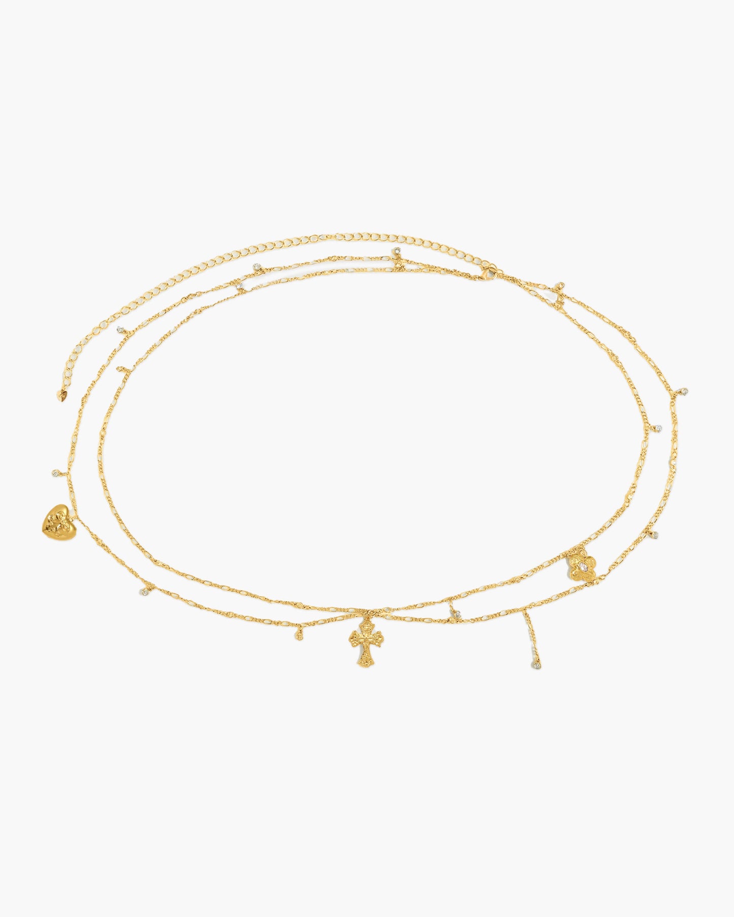 Sweet Girl Body Chain in Gold