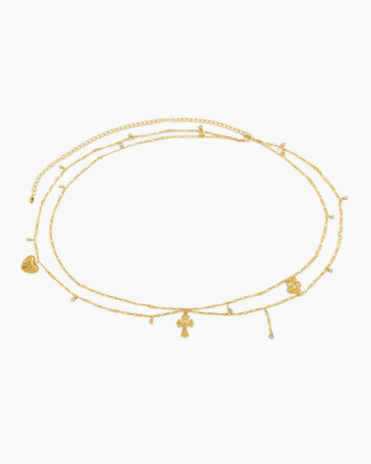 Sweet Girl Body Chain in Gold