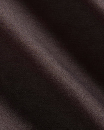 Sleeveless Top in Cotton-Silk Organza | Dark Chocolate