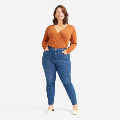 The Authentic Stretch High-Rise Skinny | Mid Blue | 26.5" Inseam