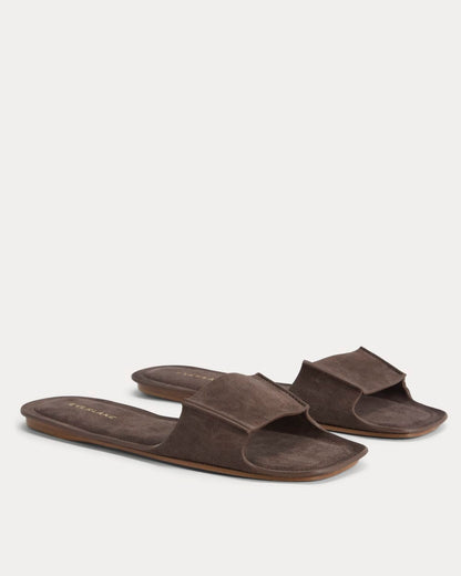 Made in Italy Opanka Band Sandal | Cacoa Suede