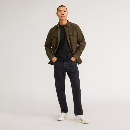 The Authentic Straight Jean | Washed Black