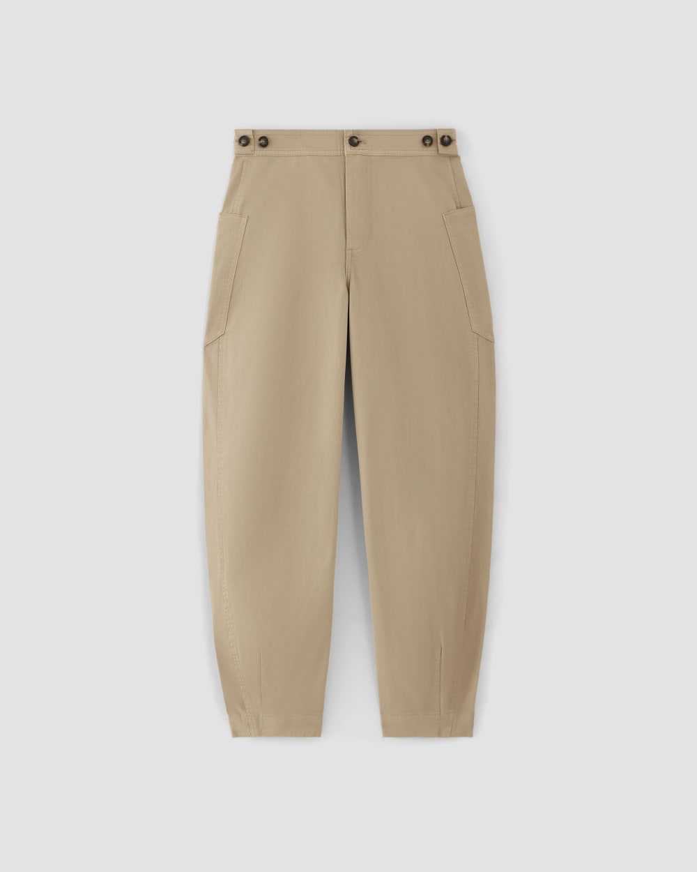 The Barrel Pant | Trench Coat Khaki