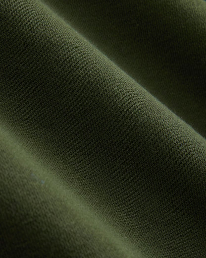 Luxe Fleece Rugby Polo | Dark Forest