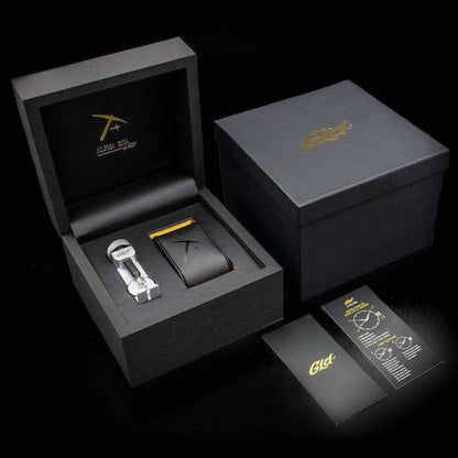 42MM Fully Iced Ruby Accent Alpha Era® in Gold